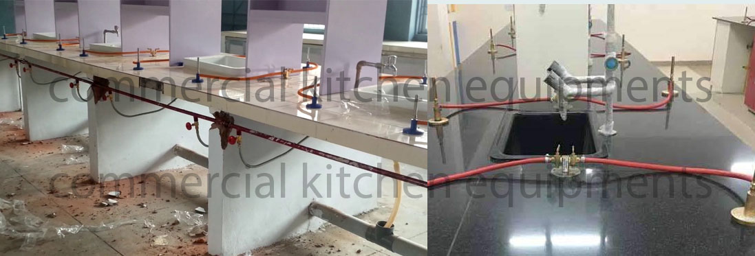laboratory school labs lpg gas pipeline installation in sri lanka